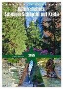 Naturerlebnis Samaria Schlucht auf Kreta (Tischkalender 2025 DIN A5 hoch) - CALVENDO Monatskalender