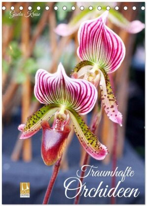 Traumhafte Orchideen (Tischkalender 2025 DIN A5 hoch) - CALVENDO Monatskalender