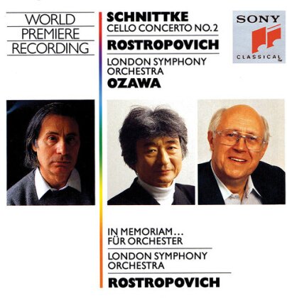Alfred Schnittke (1934-1998), Seiji Ozawa, Mstislav Rostropovich & London Symphony Orchestra - Cello Concerto 2