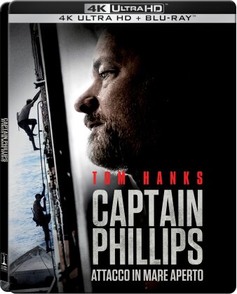 Captain Phillips - Attacco in mare aperto (2013) (Limited Edition, Steelbook, 4K Ultra HD + Blu-ray)