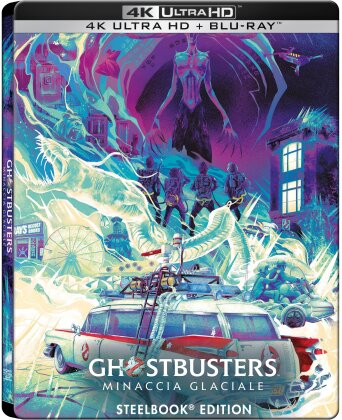 Ghostbusters: Minaccia glaciale (2024) (Cover 1, Edizione Limitata, Steelbook, 4K Ultra HD + Blu-ray)