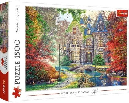 Puzzle 1500 - Herbstliches Herrenhaus
