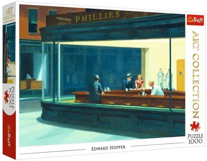 Puzzle 1000 - Edward Hopper: Nachteulen