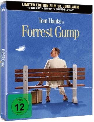 Forrest Gump (1994) (Limited Collector's Edition, Steelbook, 4K Ultra HD + 2 Blu-rays)