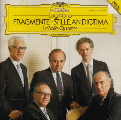 LaSalle Quartet & Luigi Nono (1924-1990) - Fragmente - Stille, An Diotima