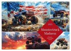 Monstertruck Madness (Wall Calendar 2025 DIN A3 landscape) - CALVENDO 12 Month Wall Calendar