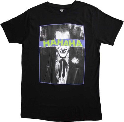 DC Comics Unisex T-Shirt - Joker Hahaha Eyes