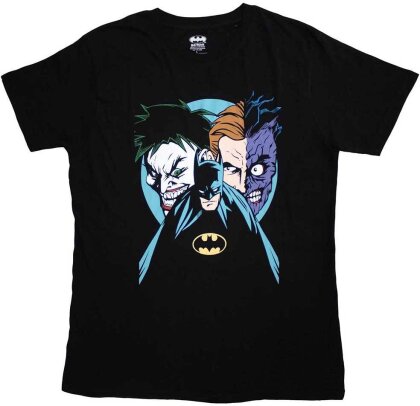 DC Comics Unisex T-Shirt - Batman Creeping Villains