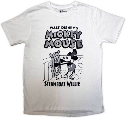 Mickey Mouse Unisex T-Shirt - Steamboat Willie