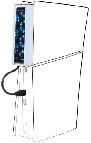 Lüfter [PS5 Slim] - white/black