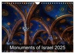 Monuments of Israel 2025 (Wall Calendar 2025 DIN A4 landscape) - CALVENDO 12 Month Wall Calendar