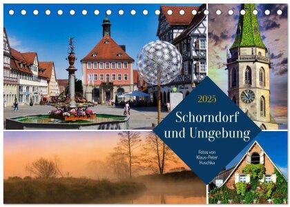 Schorndorf und Umgebung (Tischkalender 2025 DIN A5 quer) - CALVENDO Monatskalender