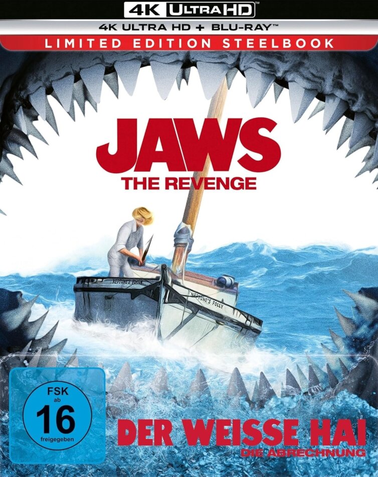 Der weisse Hai 4 - The Revenge (1987) (Limited Edition, Steelbook, 4K Ultra HD + Blu-ray)