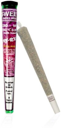 Sweed Pre Rolled Joint Royal Kush - Indoor (CBD: 16%, THC: 0.9%)