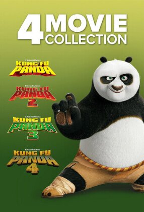 Kung Fu Panda 1-4 - 4 Movie Collection (4 DVDs)