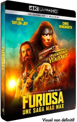 Furiosa : Une saga Mad Max (2024) (Edizione Limitata, Steelbook, 4K Ultra HD + Blu-ray)