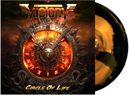 Victory - Circle of Life (Limited Edition, Sunburst Orange/Black Vinyl, LP)