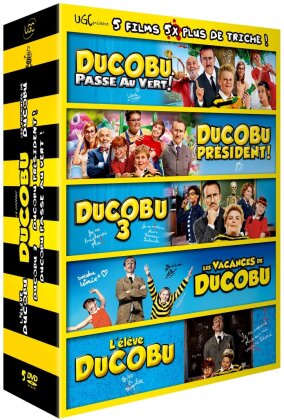Ducobu 1-5 - L’élève Ducobu / Les vacances de Ducobu / Ducobu 3 / Ducobu Président ! / Ducobu passe au vert ! (5 DVDs)