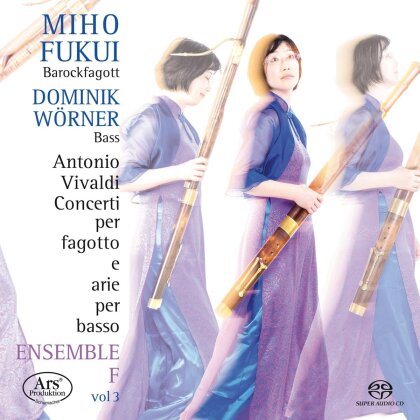 Antonio Vivaldi (1678-1741), Dominik Wörner, Miho Fukui & Ensemble F - Concerti Per Fagotto e Arie Per Basso Vol. 3 (Hybrid SACD)
