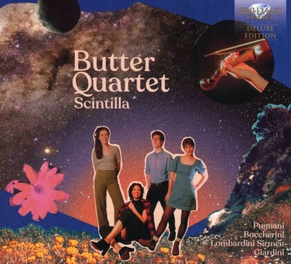 Butter Quartet, Gaetano Pugnani (1731-1798), Luigi Boccherini (1743-1805), Maddalena Lombardini Sirmen (1735-1799) & Felice Giardini (1716-1796) - Scintilla - Early Italian String Quartets