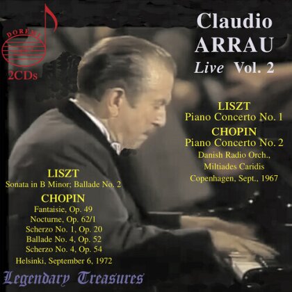 Danish Radio Orchestra, Franz Liszt (1811-1886), Frédéric Chopin (1810-1849) & Claudio Arrau - Claudio Arrau Live, Vol. 2