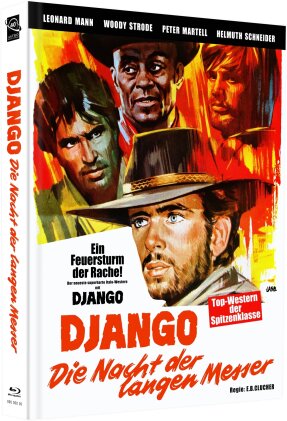 Django - Die Nacht der langen Messer (1970) (Cover C, Édition Limitée, Mediabook, Uncut, Blu-ray + DVD)