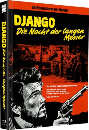 Django - Die Nacht der langen Messer (1970) (Cover D, Limited Edition, Mediabook, Uncut, Blu-ray + DVD)