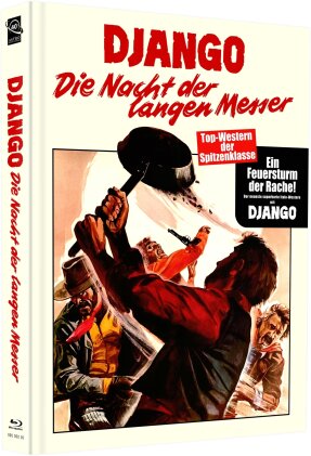 Django - Die Nacht der langen Messer (1970) (Cover E, Édition Limitée, Mediabook, Uncut, Blu-ray + DVD)