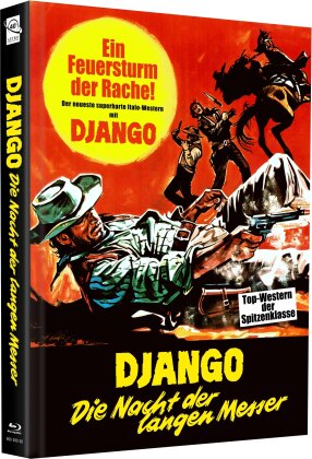 Django - Die Nacht der langen Messer (1970) (Cover F, Limited Edition, Mediabook, Uncut, Blu-ray + DVD)