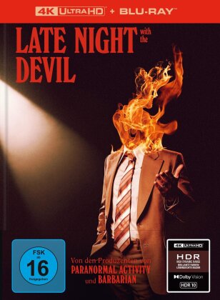 Late Night with the Devil (2023) (Limited Collector's Edition, Mediabook, 4K Ultra HD + Blu-ray)