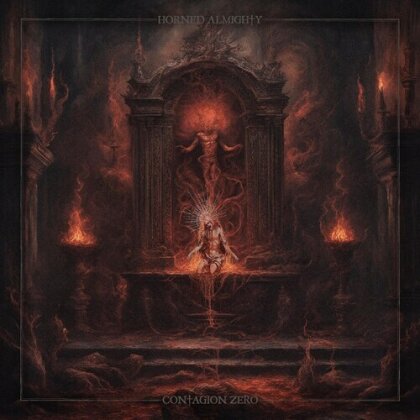 Horned Almighty - Contagion Zero (Limited Edition, Black/Red Marbled Vinyl, LP)