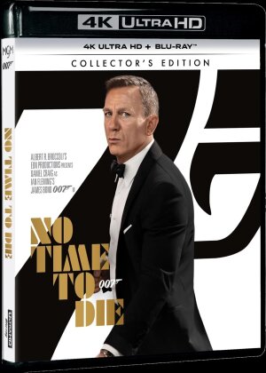 James Bond: No Time To Die (2021) (Édition Collector, Nouvelle Edition, 4K Ultra HD + Blu-ray)