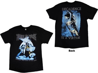 Cradle Of Filth Unisex T-Shirt - Decadence (Black) (Back Print)