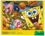 Spongebob Squarepants - Spongebob Squarepants Krabby Patties 500 Piece Jigsaw Puzzle