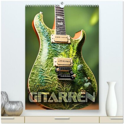 Traumhafte Gitarren (hochwertiger Premium Wandkalender 2025 DIN A2 hoch) - Kunstdruck in Hochglanz