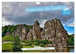 Germany, the landscapes (Wall Calendar 2025 DIN A4 landscape) - CALVENDO 12 Month Wall Calendar
