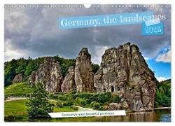 Germany, the landscapes (Wall Calendar 2025 DIN A3 landscape) - CALVENDO 12 Month Wall Calendar