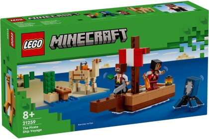 Die Piratenschiffreise - Lego Minecraft, 166 Teile,