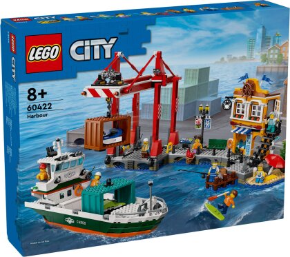 Hafen mit Frachtschiff - Lego City, 1226 Teile,