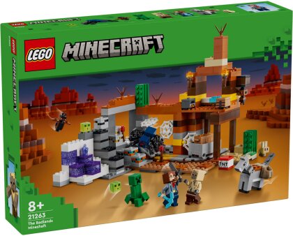 Die Mine in den Badlands - Lego Minecraft, 538 Teile,