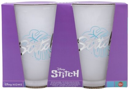 Pack de 2 Verres - Stitch - Lilo & Stitch - 490 ml