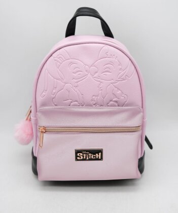 Sac à dos - Backpack - Angel & Stitch rose - Lilo & Stitch