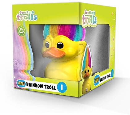 Numskull - Best of TUBBZ Boîte Canard de bain - Trolls - Rainbow - 9cm