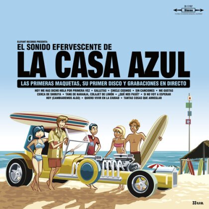 La Casa Azul - El Sonido Efervescente De La Casa Azul (2024 Reissue, Elefant Spain, Limited Edition, Blue Vinyl, 2 LPs)