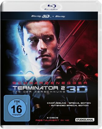 Terminator 2 - Tag der Abrechnung (1991) (Restaurierte Fassung, Extended Special Edition, Special Edition, Blu-ray 3D + Blu-ray)
