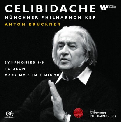 Anton Bruckner (1824-1896), Sergiu Celibidache & Münchner Philharmoniker (MP) - Sinfonien Nr.3-8,Te Deum,Messer Nr.3 (12 SACDs)