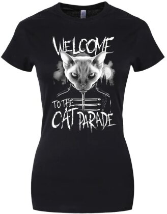Playlist Pets: Welcome to the Cat Parade - Ladies T-Shirt