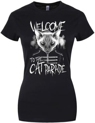 Playlist Pets: Welcome to the Cat Parade - Ladies T-Shirt - Grösse M