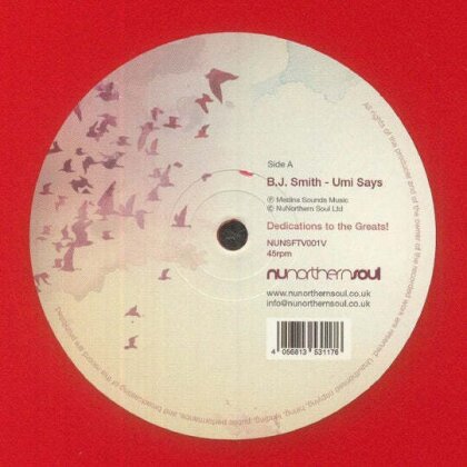 Bj Smith - Umi Says / Runinn (Red Vinyl, 12" Maxi)