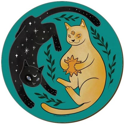 Celestial Kittens - Coaster